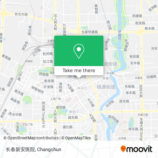 长春新安医院 map