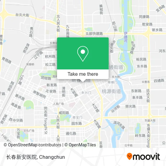 长春新安医院 map