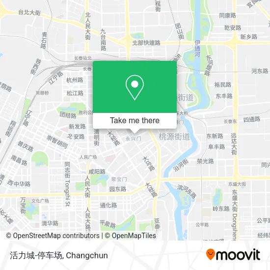 活力城-停车场 map