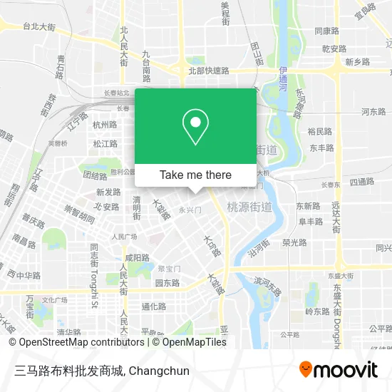 三马路布料批发商城 map