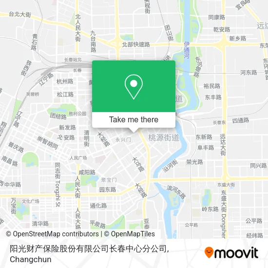阳光财产保险股份有限公司长春中心分公司 map