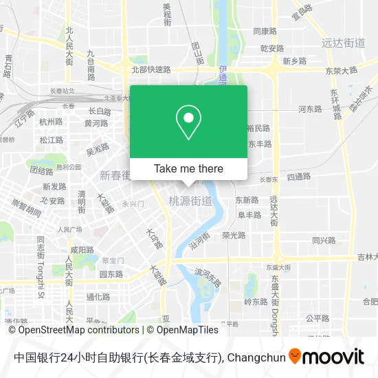 中国银行24小时自助银行(长春金域支行) map