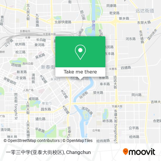 一零三中学(亚泰大街校区) map