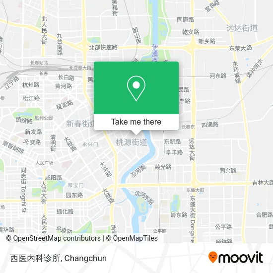 西医内科诊所 map