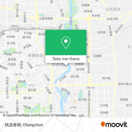 桃源春晓 map