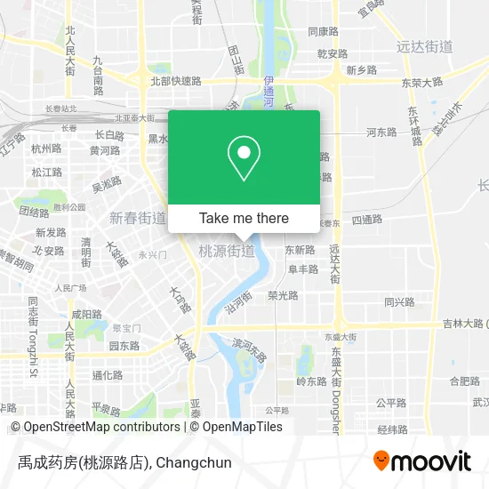 禹成药房(桃源路店) map