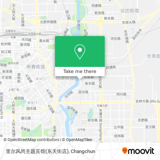 里尔风尚主题宾馆(东天街店) map