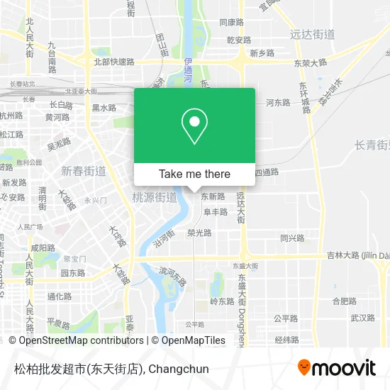松柏批发超市(东天街店) map
