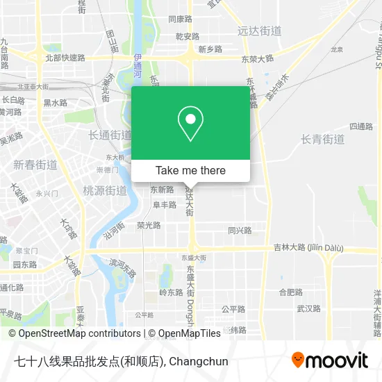 七十八线果品批发点(和顺店) map
