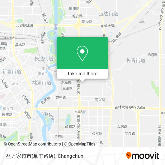 益万家超市(阜丰路店) map