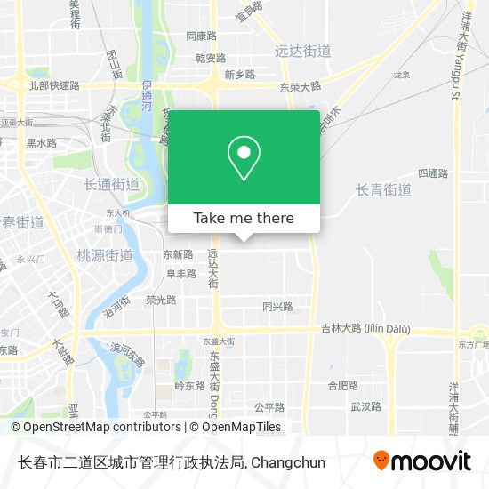 长春市二道区城市管理行政执法局 map