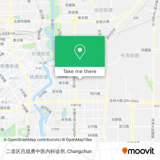 二道区吕战勇中医内科诊所 map