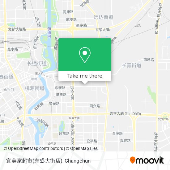 宜美家超市(东盛大街店) map