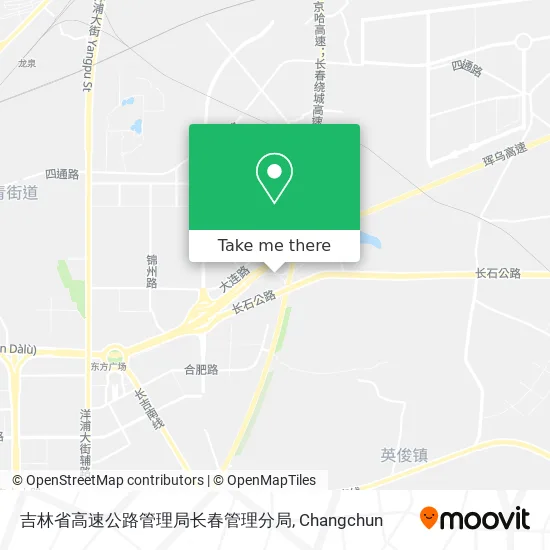 吉林省高速公路管理局长春管理分局 map