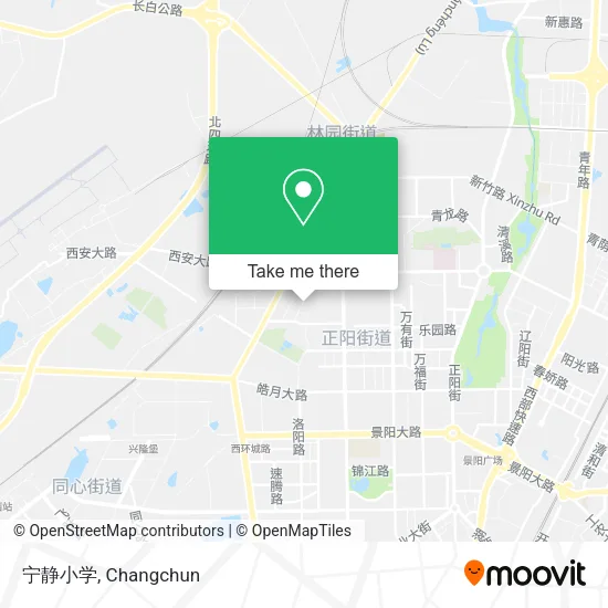 宁静小学 map