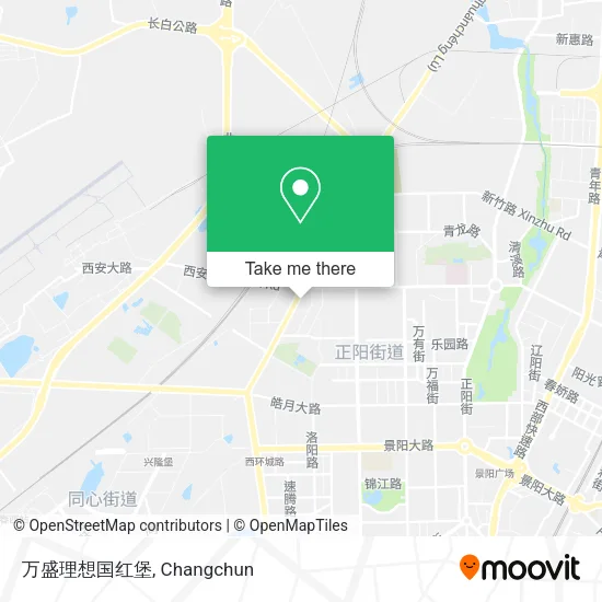 万盛理想国红堡 map
