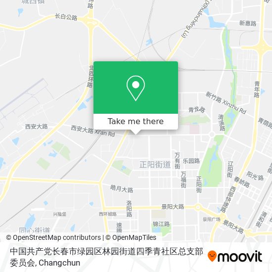 中国共产党长春市绿园区林园街道四季青社区总支部委员会 map