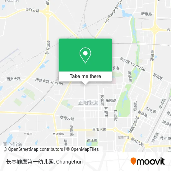 长春雏鹰第一幼儿园 map