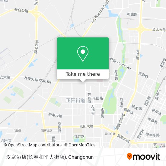 汉庭酒店(长春和平大街店) map
