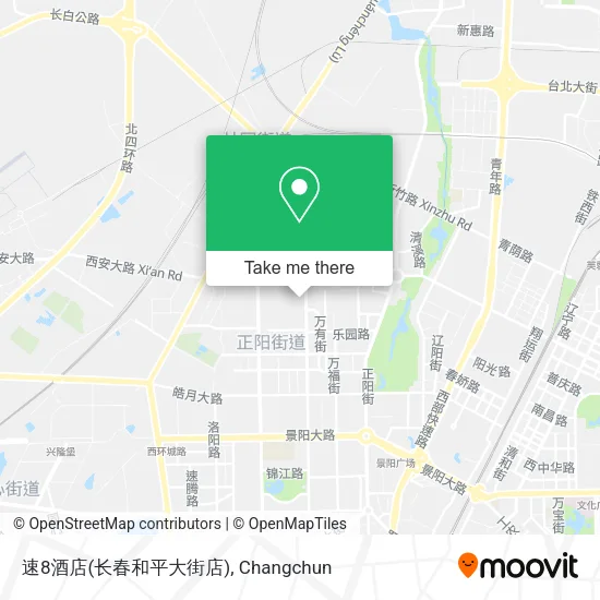 速8酒店(长春和平大街店) map