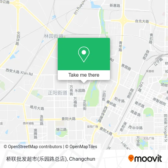 桥联批发超市(乐园路总店) map