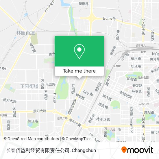 长春佰益利经贸有限责任公司 map