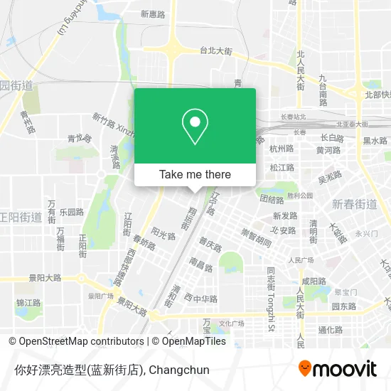 你好漂亮造型(蓝新街店) map
