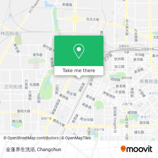 金蓬养生洗浴 map