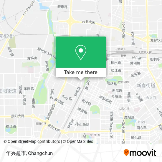 年兴超市 map
