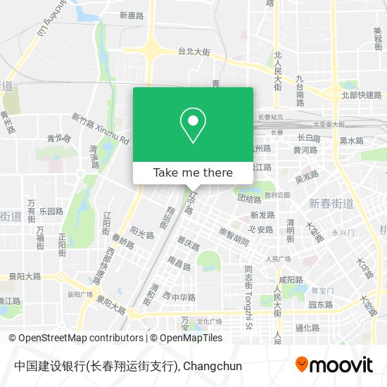 中国建设银行(长春翔运街支行) map