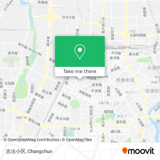 吉法小区 map