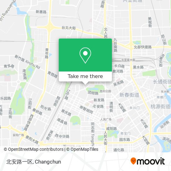 北安路一区 map