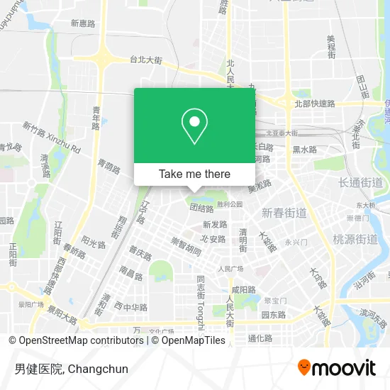 男健医院 map