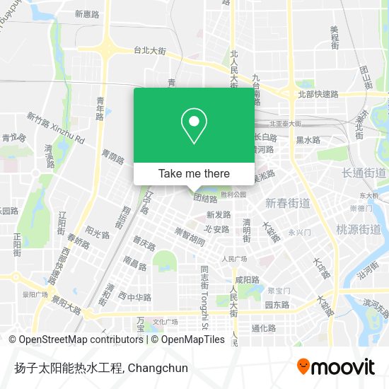 扬子太阳能热水工程 map
