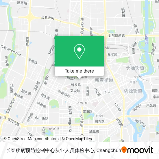 长春疾病预防控制中心从业人员体检中心 map