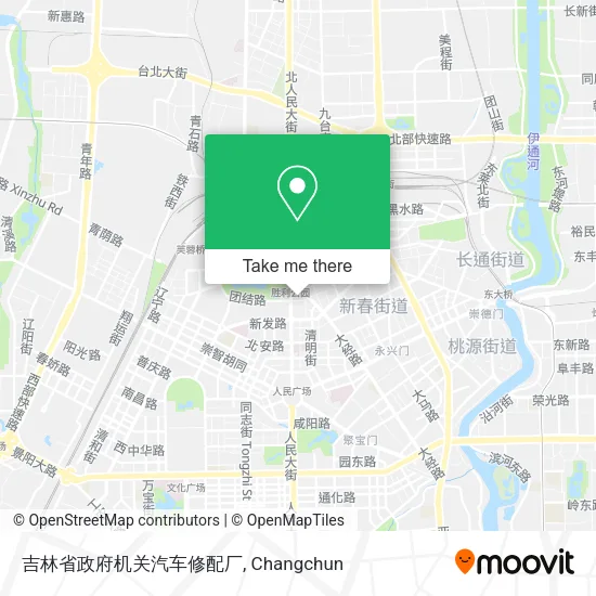 吉林省政府机关汽车修配厂 map