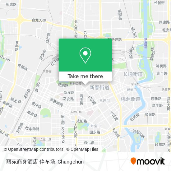 丽苑商务酒店-停车场 map