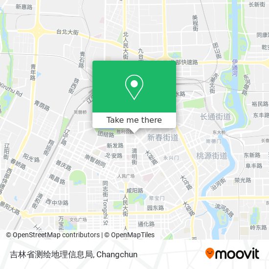 吉林省测绘地理信息局 map