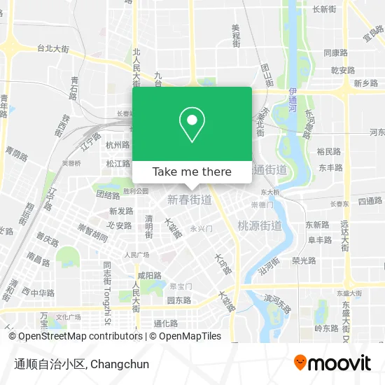 通顺自治小区 map