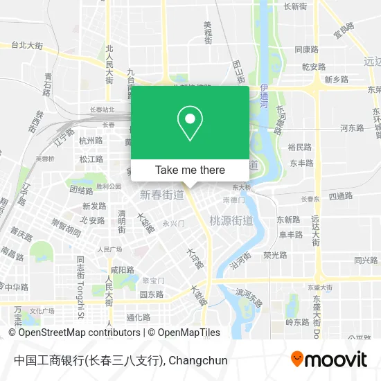 中国工商银行(长春三八支行) map