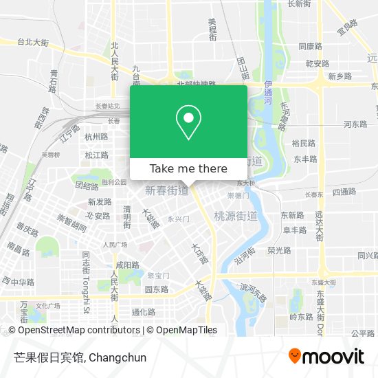 芒果假日宾馆 map