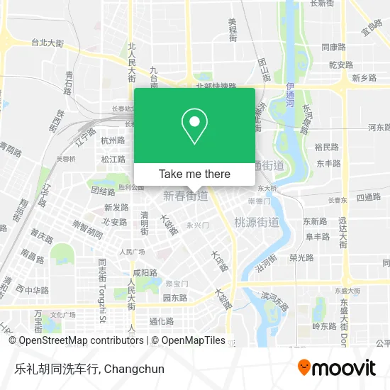 乐礼胡同洗车行 map