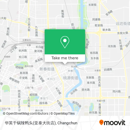 华英干锅辣鸭头(亚泰大街店) map