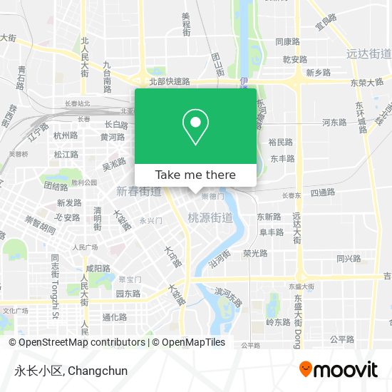 永长小区 map
