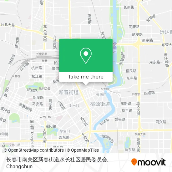 长春市南关区新春街道永长社区居民委员会 map