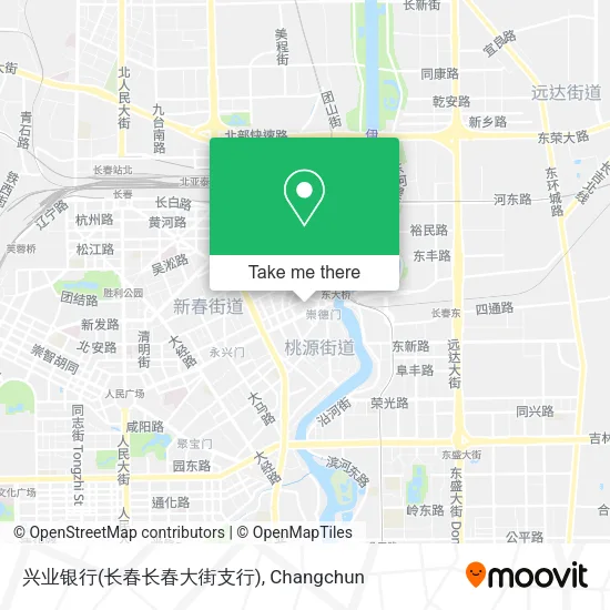 兴业银行(长春长春大街支行) map