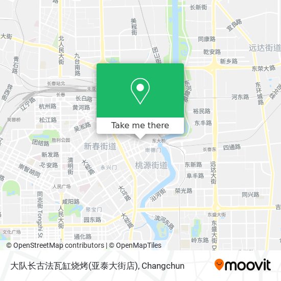 大队长古法瓦缸烧烤(亚泰大街店) map