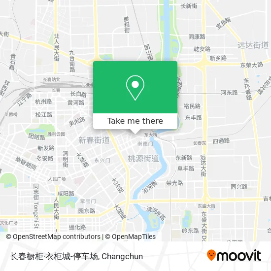 长春橱柜·衣柜城-停车场 map