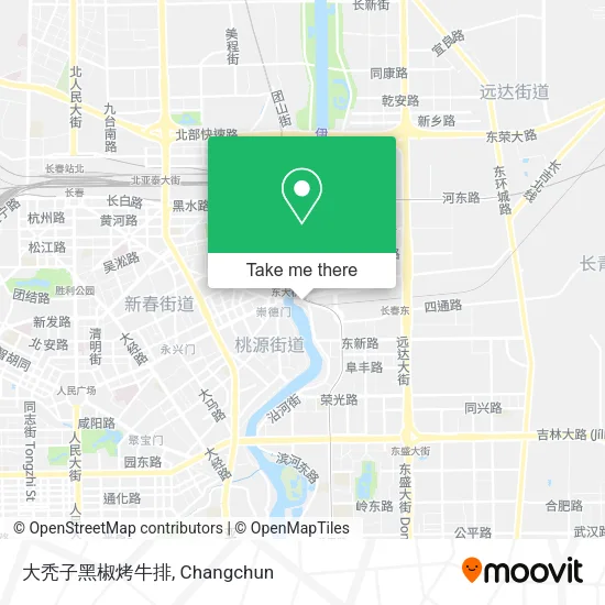 大秃子黑椒烤牛排 map