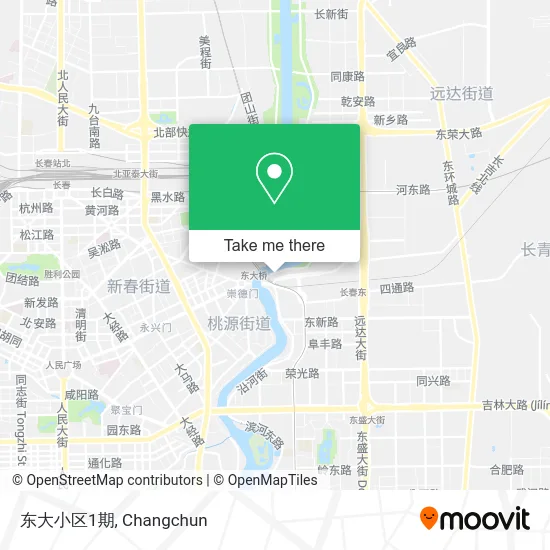 东大小区1期 map